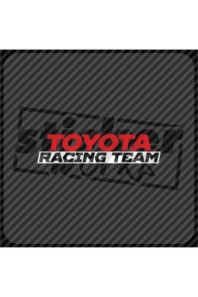 Ön Cam Toyota Racing Team Sticker ürün görseli 1