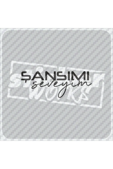 Şansımı Seveyim Sticker ürün görseli 1