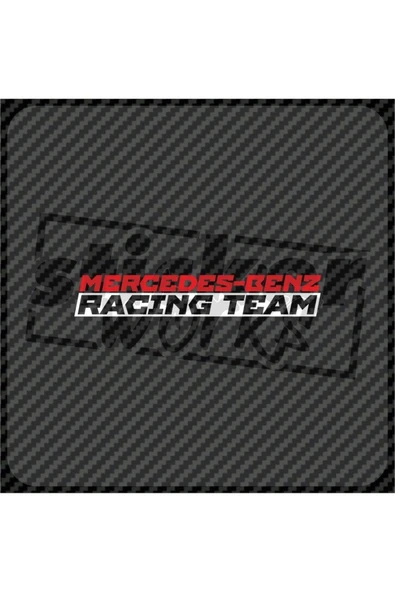 Mercedes - Benz Racing Team Sticker ürün görseli 1