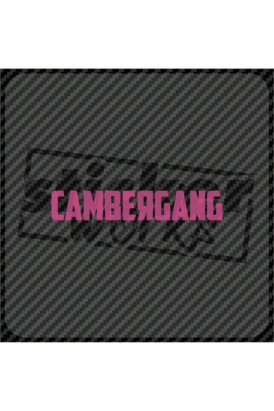 Cambergang Sticker PEMBE ürün görseli 1