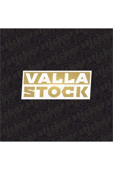 Valla Stock Sticker ürün görseli 1