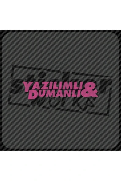 Yazılımlı Dumanlı Sticker