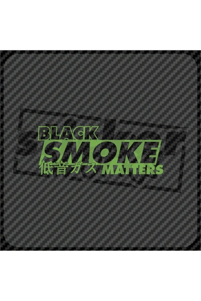 Black Smoke Matters Sticker