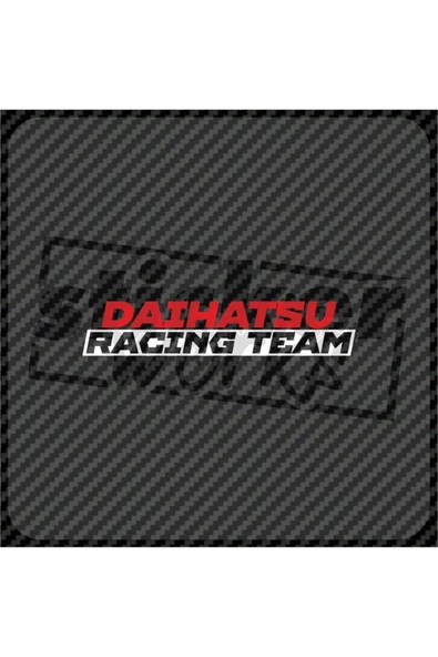 Ön Cam Daihatsu Racing Team Sticker