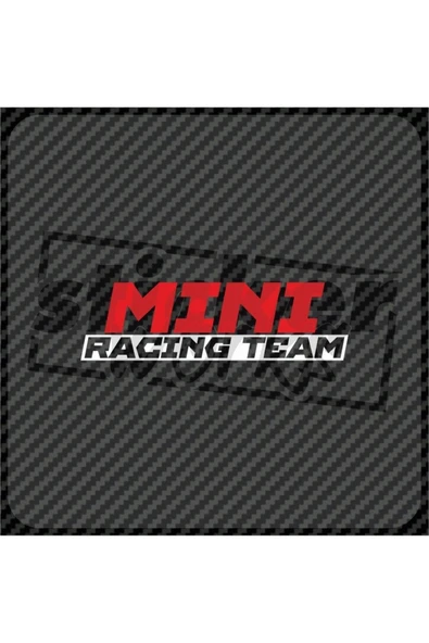 Mini Racing Team Sticker ürün görseli 1