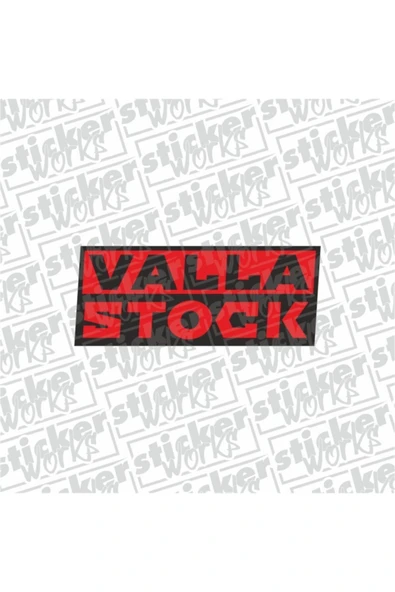 Valla Stock Sticker ürün görseli 1
