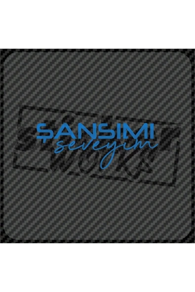 Şansımı Seveyim Sticker ürün görseli 1