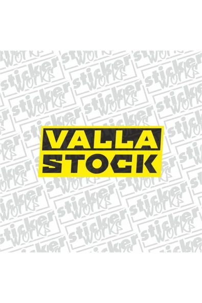 Valla Stock Sticker ürün görseli 1