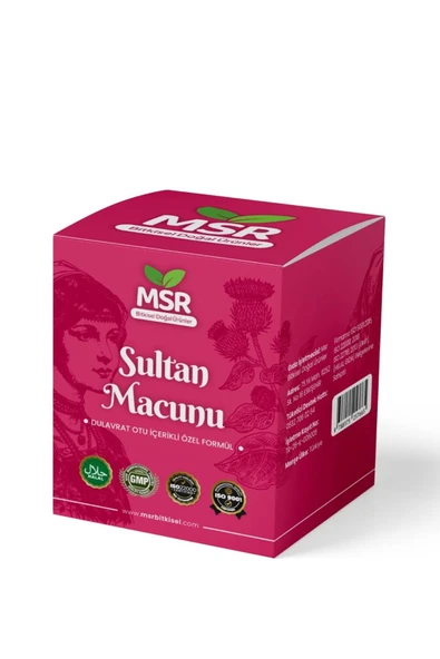 MSR BİTKİSEL Sultan Macunu Dulavrat Otu Hayıt ve Civan perçemi İçreren Macun 240g - 5