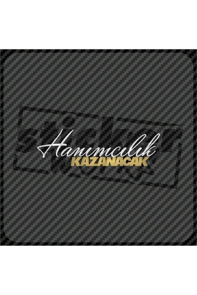 Hanımcılık Kazanıcak Sticker