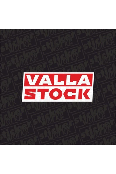 Valla Stock Sticker ürün görseli 1