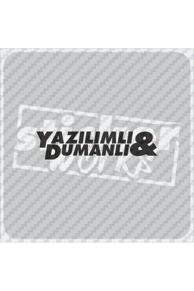 Yazılımlı Dumanlı Sticker