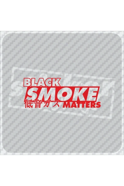 Black Smoke Matters Sticker ürün görseli 1