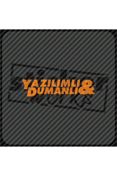 Yazılımlı Dumanlı Sticker