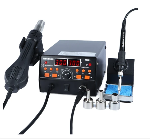 WELLHISE 902D+ ISI AYARLI SICAK HAVA ÜFLEMELİ HAVYA İSTASYONU ürün görseli