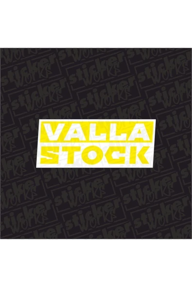 Valla Stock Sticker ürün görseli 1