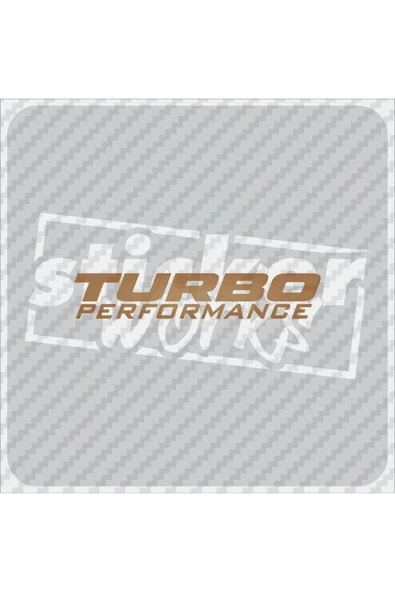 Turbo Performance Sticker ürün görseli 1