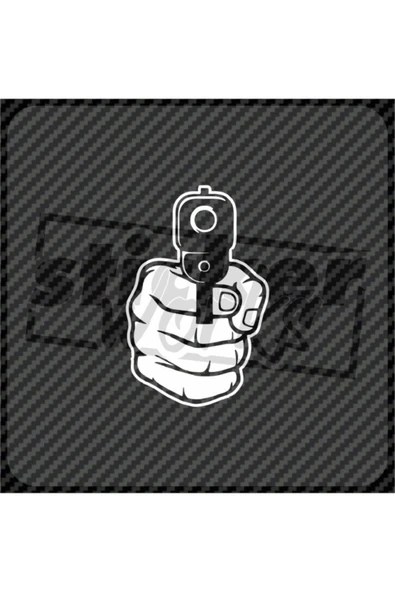 Arka Cam Silah Sticker