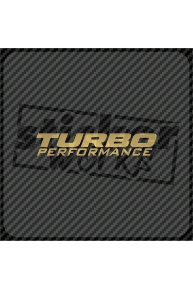 Turbo Performance Sticker ürün görseli 1