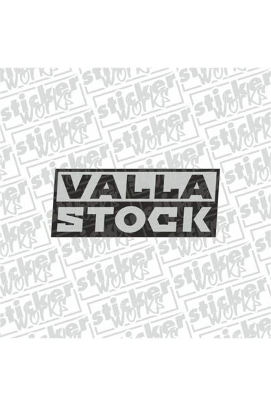 Valla Stock Sticker ürün görseli 1