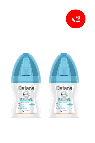 Defans Vücut Losyonu Su Bazlı Yağsız Formül 100 ML X2 ADET