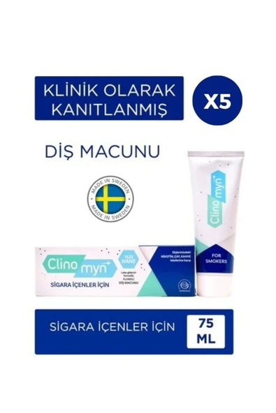 Sigara Içenler Için Smokers Diş Beyazlatan Leke Giderici Diş Macunu 75 ml X 5 Adet