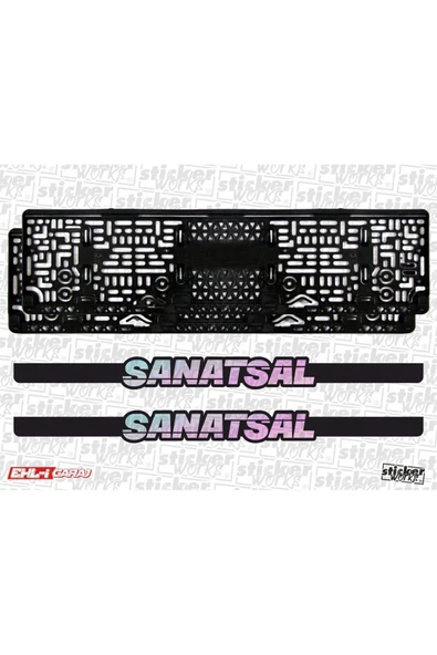 Sanatsal Takmatik Hologram Plakalık - Resim 2