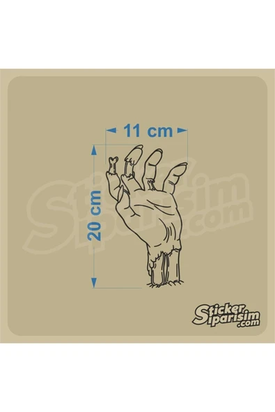 Klozet Zombie Sticker - 2