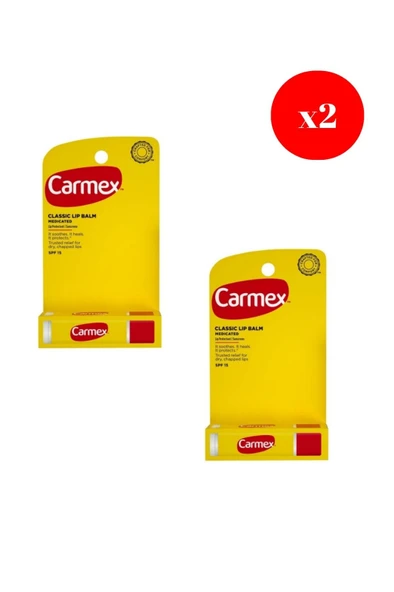 Carmex Classic Lip Balm Medicated 4,25 Gr X2 ADET