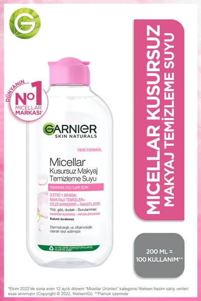 Garnier Micellar Kusursuz Makyaj Temizleme Suyu 200 ml