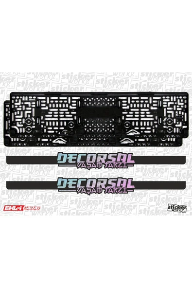 Decorsal Yaşam Tarzı Takmatik Hologramlı Plakalık ürün görseli 1