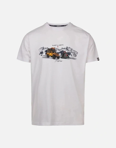 Trespass Horton Male Casual Printed Beyaz Erkek Tişört ürün görseli 1