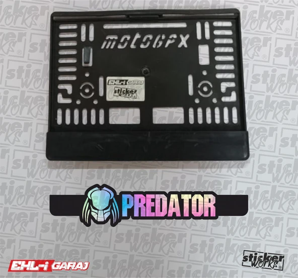 Predatör HOLOGRAM Motor Plakalık ürün görseli 1