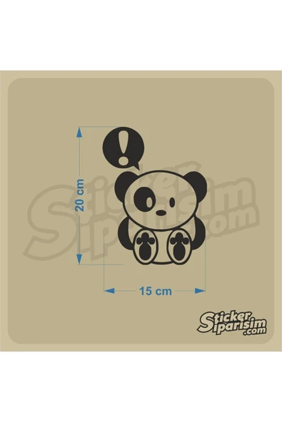 Klozet Panda Sticker - 2