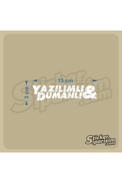 Yazılımlı Dumanlı Sticker - 2