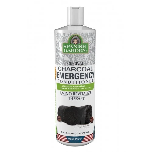 Spanish Garden Organik Kömür ve Kahve Özlü Yoğun Arındırıcılı Sampuan 450 ml