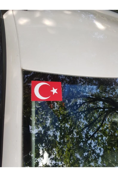 Ön Cam Bayrak Sticker