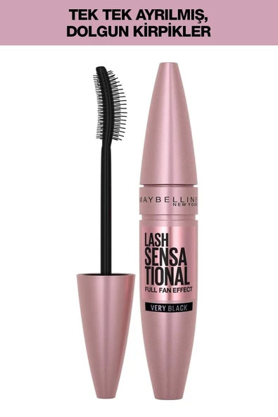 Maybelline New York Maybelline Mini Jel Göz Kalemli Lash Sensational Yelpaza Etkili Maskara Seti