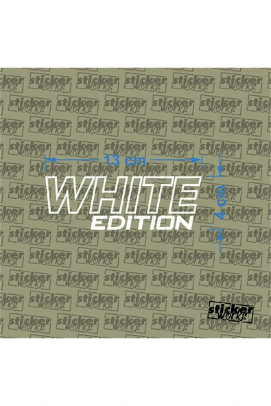 White Edition Sticker ürün görseli 1