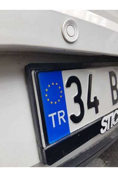 Ab Plaka Yıldızı Sticker 2 Adet ürün görseli 1