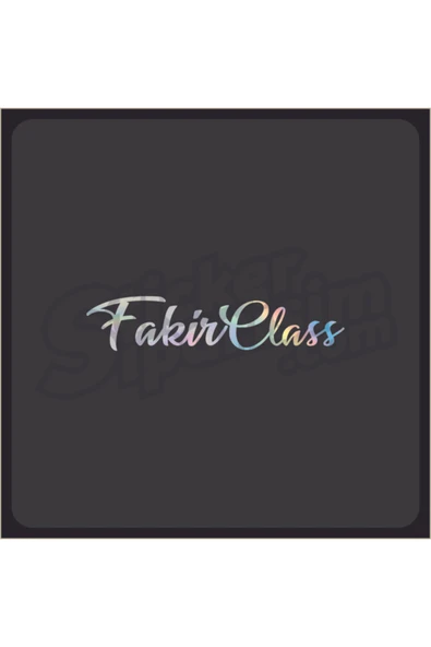 Fakir Class Hologram Sticker