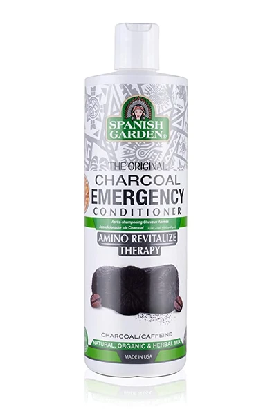 Spanish Garden Organik Kömür ve Kahve Özlü Yoğun Arındırıcılı Saç Kremi 450 ml