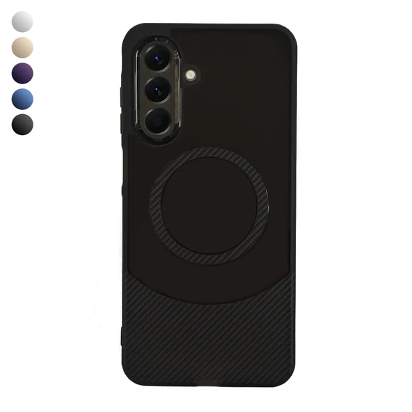 Samsung Galaxy A26 Kılıf Maya Karbon Seri Silikon Kapak