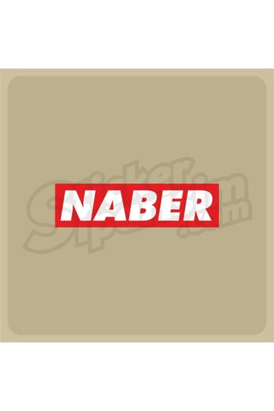 Naber Sticker ürün görseli 1