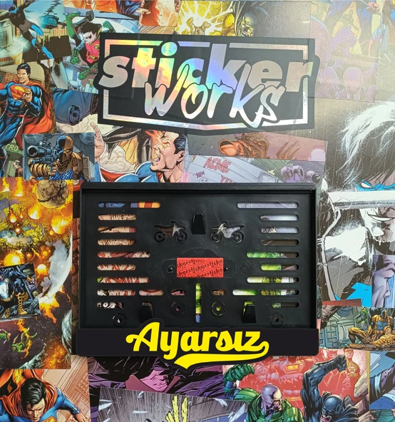 Ayarsız Motor Plakalık - 9