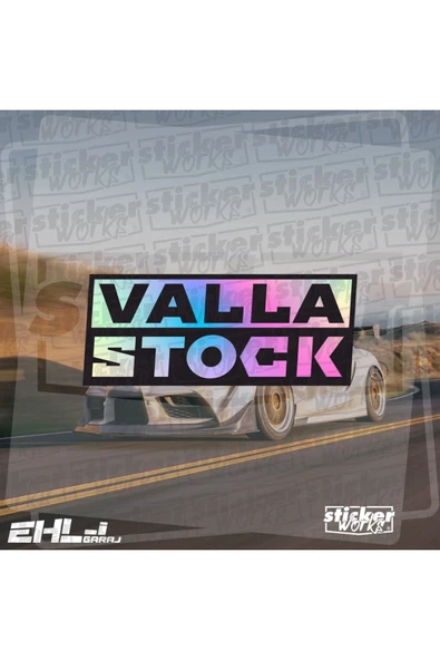 Valla Stock Hologram Sticker