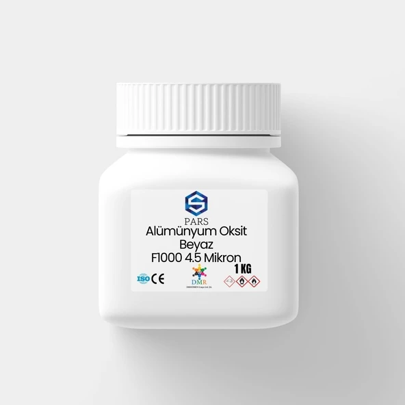 Alümünyum Oksit Beyaz F1000 4.5 Mikron 1 Kg