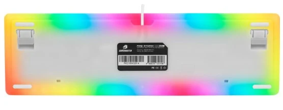 GameBooster G918 Fire Storm RGB Blue Switch Mekanik Beyaz Oyun Klavyesi - 5