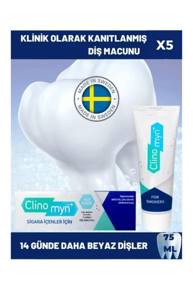 Sigara Içenler Için Smokers Diş Beyazlatan Leke Giderici Diş Macunu 75 ml X 5 Adet - 2