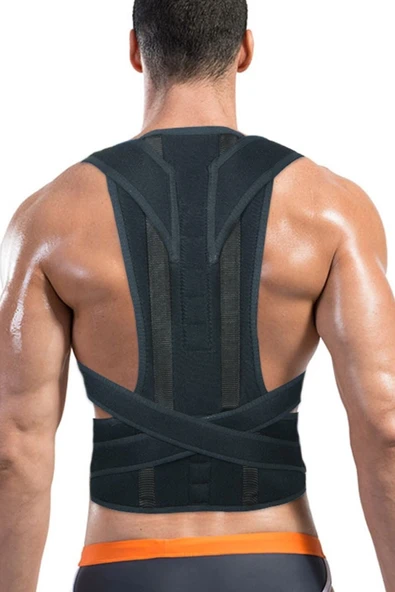 Dik Duruş Korsesi Kamburluk Sırt Omuz Korse Durmak Için Kadın Erkek Durma Aparatı Kambur Kifoz(EX-106) - 4